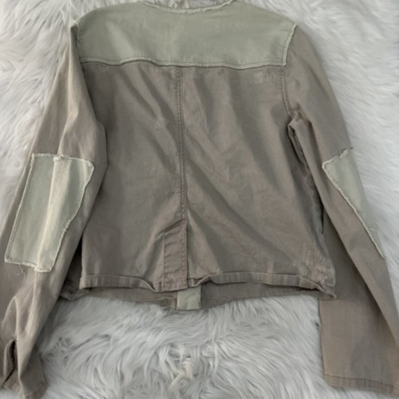 Free People womens button up light weight jacket size M cotton - Picture 11 of 14